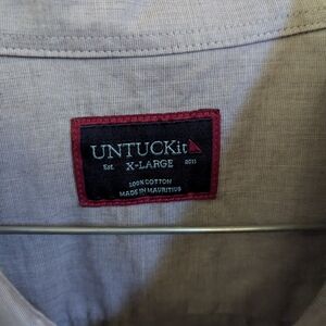UNTUCKit Light Brown Cotton Shirt